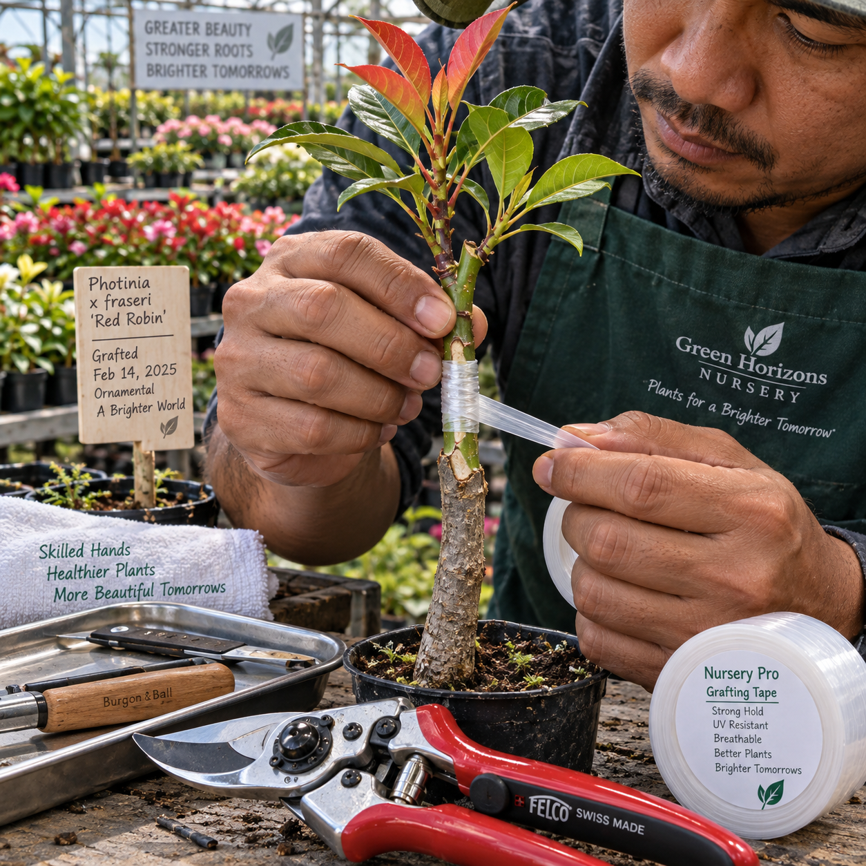 Injertos en plantas decorativas: métodos tradicionales e innovadores