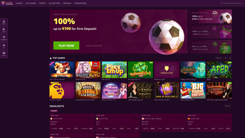 Evaluación del Casino en Línea Malina: Nuestro Veredicto